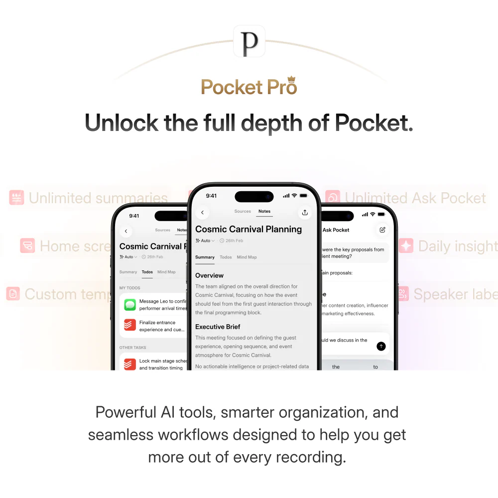 Pocket Pro - 12-Month Access to Pocket’s Full Power (25% Off) - Image 8